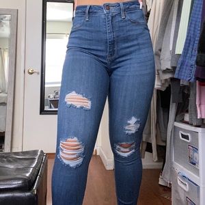 Ultra high rise jean legging